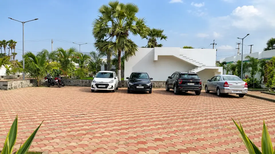 Parking area at MYRA Golden Beach Resort