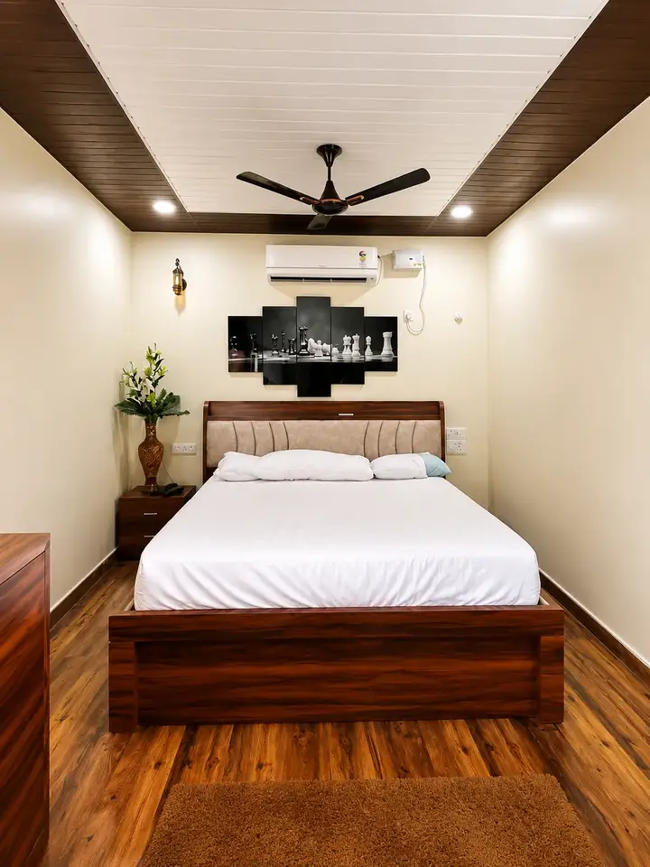 Spacious guest suite at MYRA Golden Beach Resort